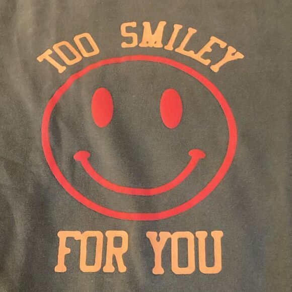 Addison Rae “Too Smiley For You” Green Sweatshirt. Size 2XL. Unisex. - Picture 2 of 5